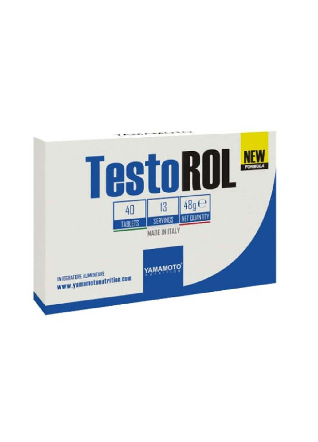 Тестостероновый бустер TestoROL 40 Caplets Yamamoto Nutrition (253432399)