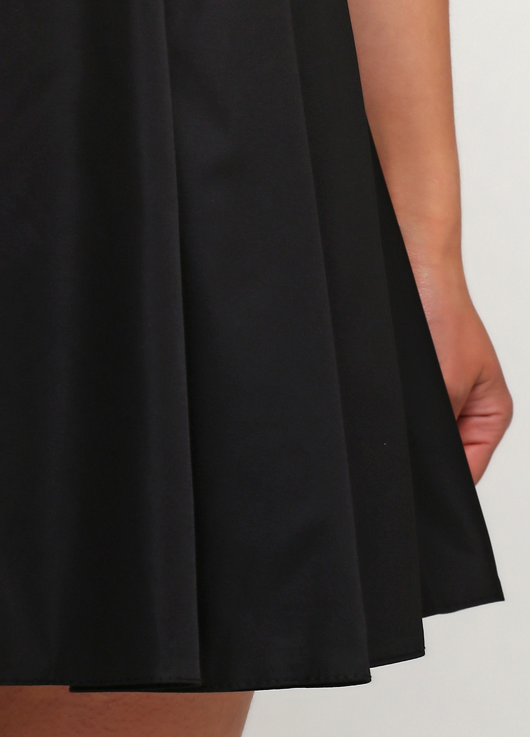 Черное кэжуал платье EUHENE однотонное