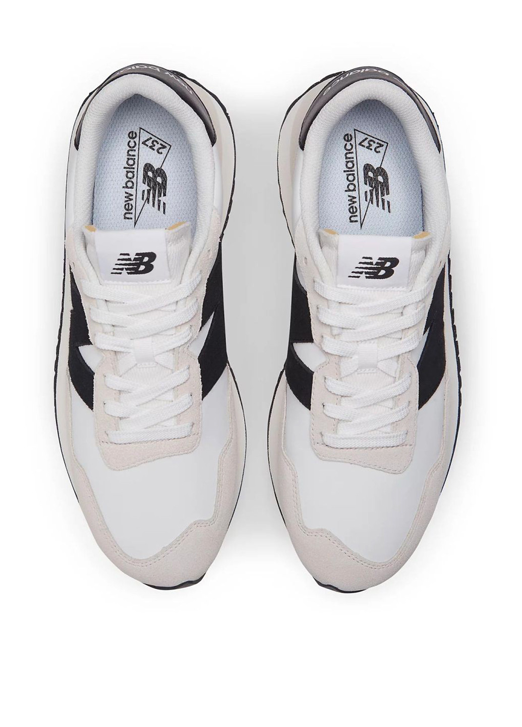 Белые демисезонные кроссовки New Balance