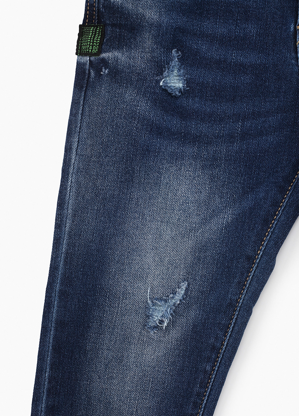 Темно-синие демисезонные зауженные джинсы S&D