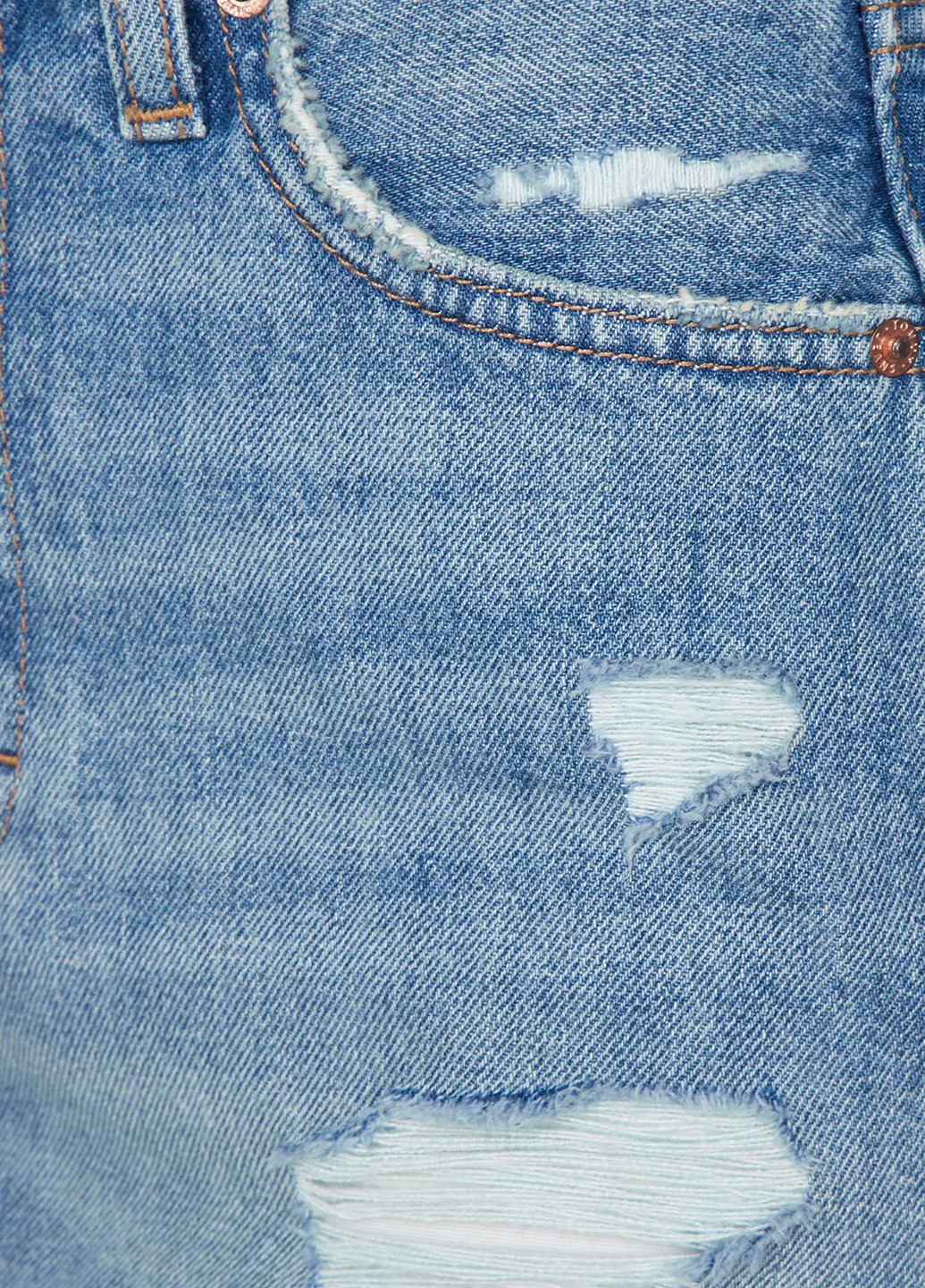 Синяя кэжуал, джинсовая однотонная юбка Tommy Jeans а-силуэта (трапеция)