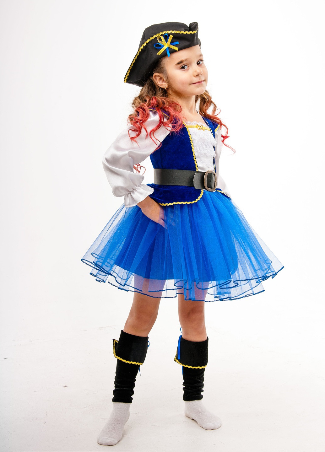 Маскарадный костюм Пиратка Синяя DM SASHKA (247261691)