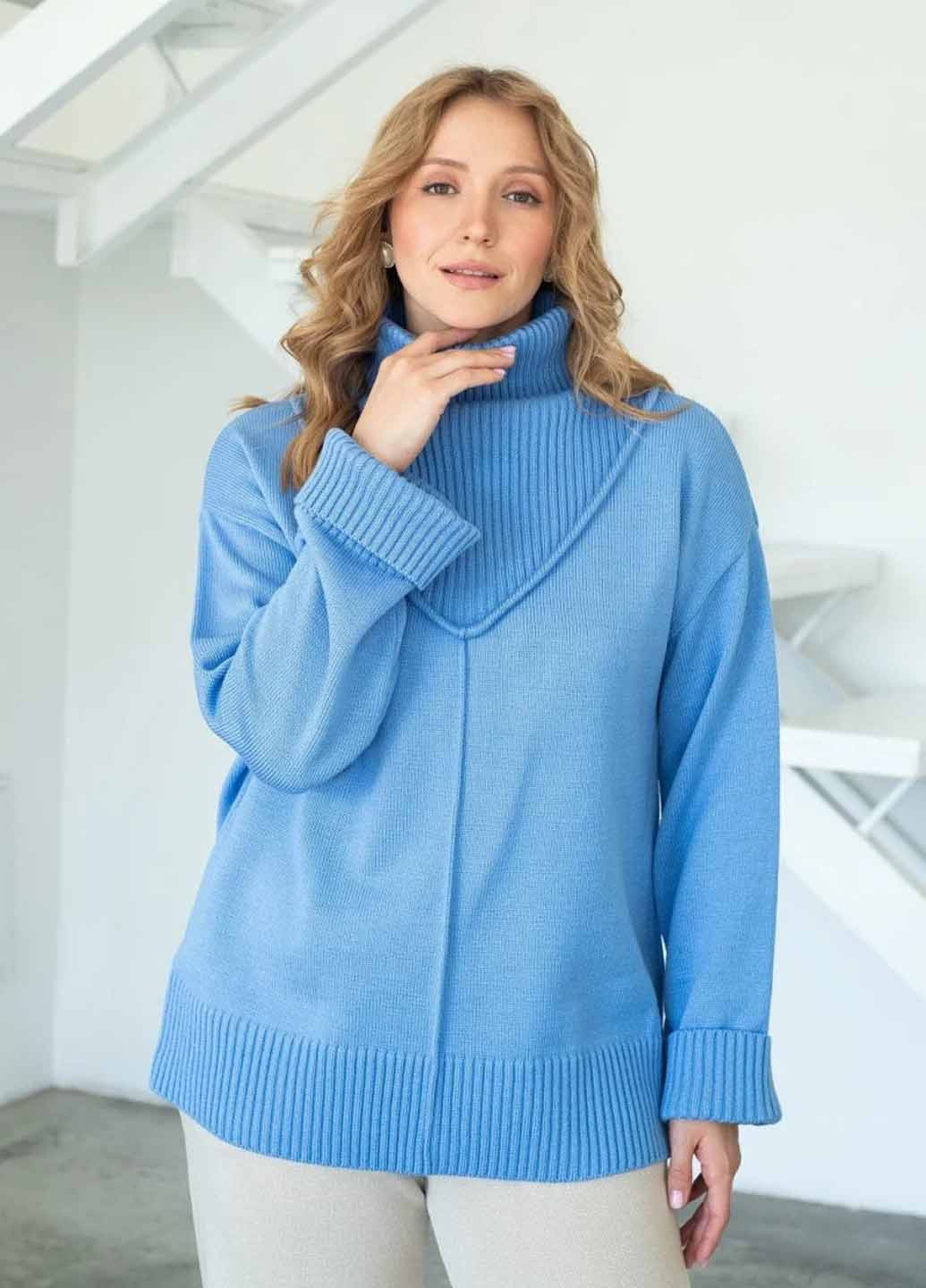 Голубой демисезонный джемпер джемпер Fashion