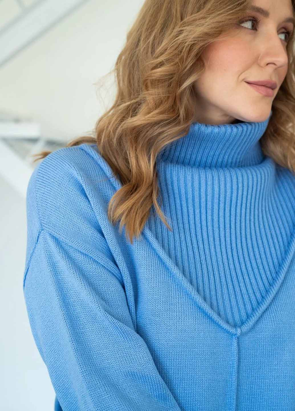 Голубой демисезонный джемпер джемпер Fashion