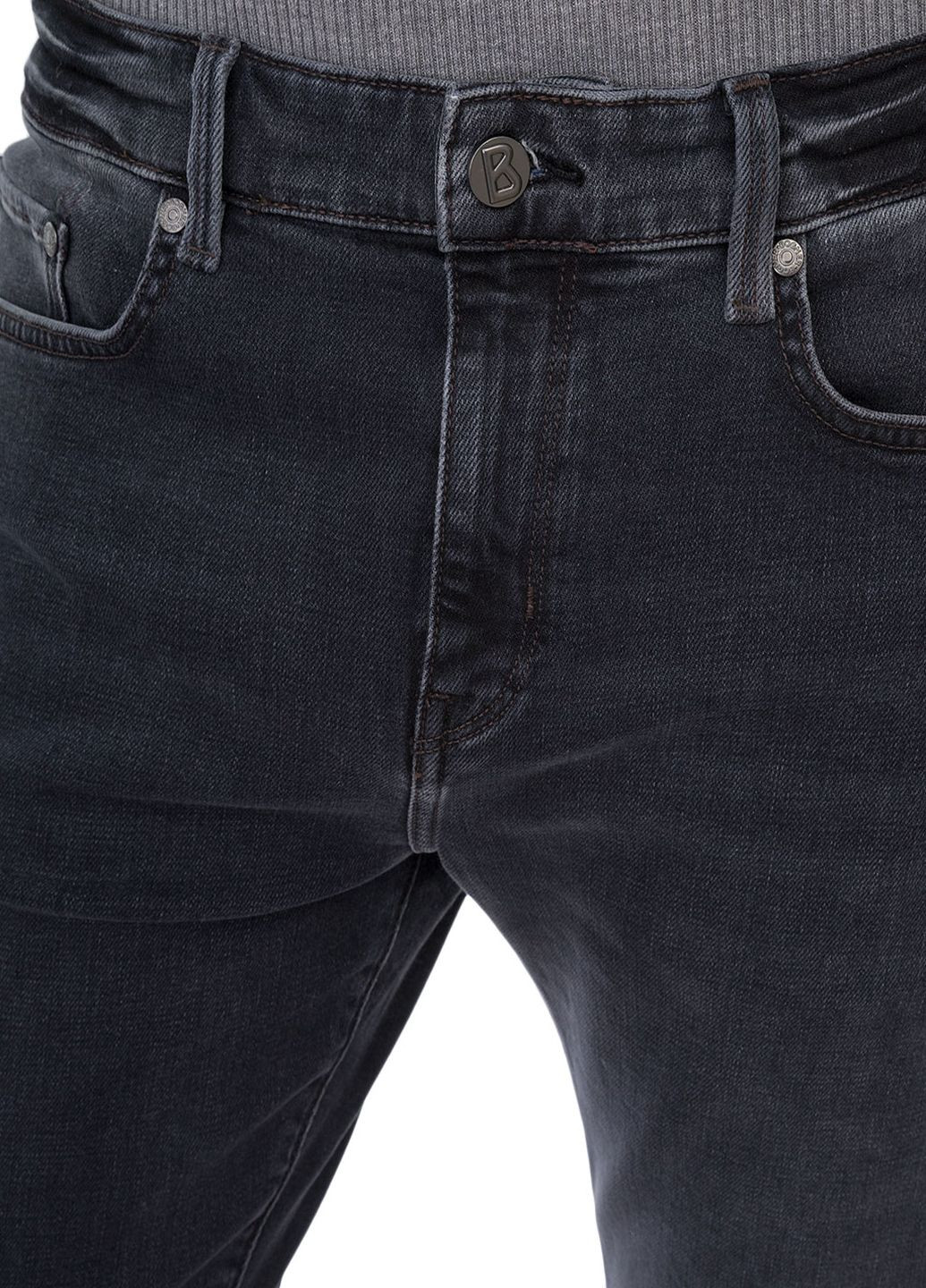 Серые демисезонные джинсы Bogner