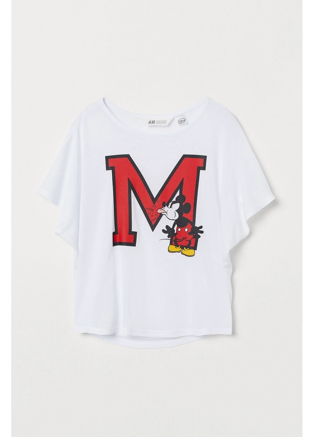 Біла демісезонна футболка H&M