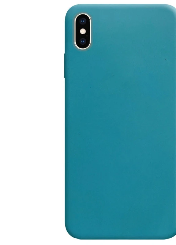 Силіконовий чохол Candy для Apple iPhone XS Max (6.5 ') Синій / Powder Blue (is_00000040529_12) Epik (229724942)