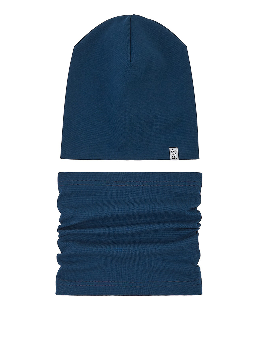 Темно-бірюзовий демісезонний комплект (шапка, снуд) ArDoMi