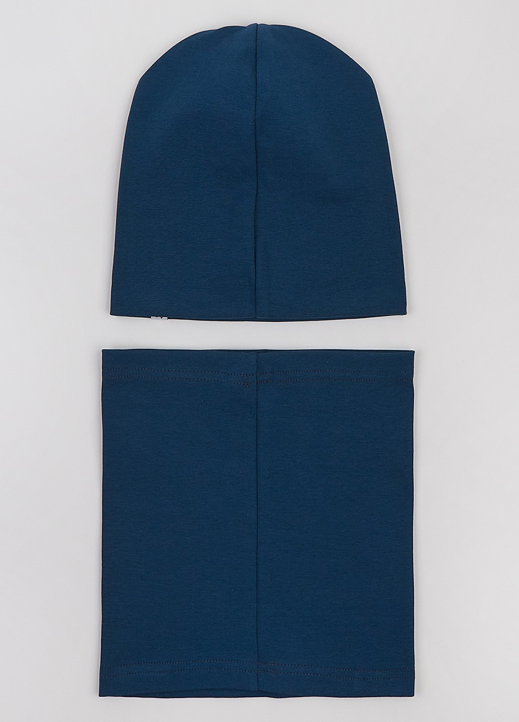 Темно-бірюзовий демісезонний комплект (шапка, снуд) ArDoMi