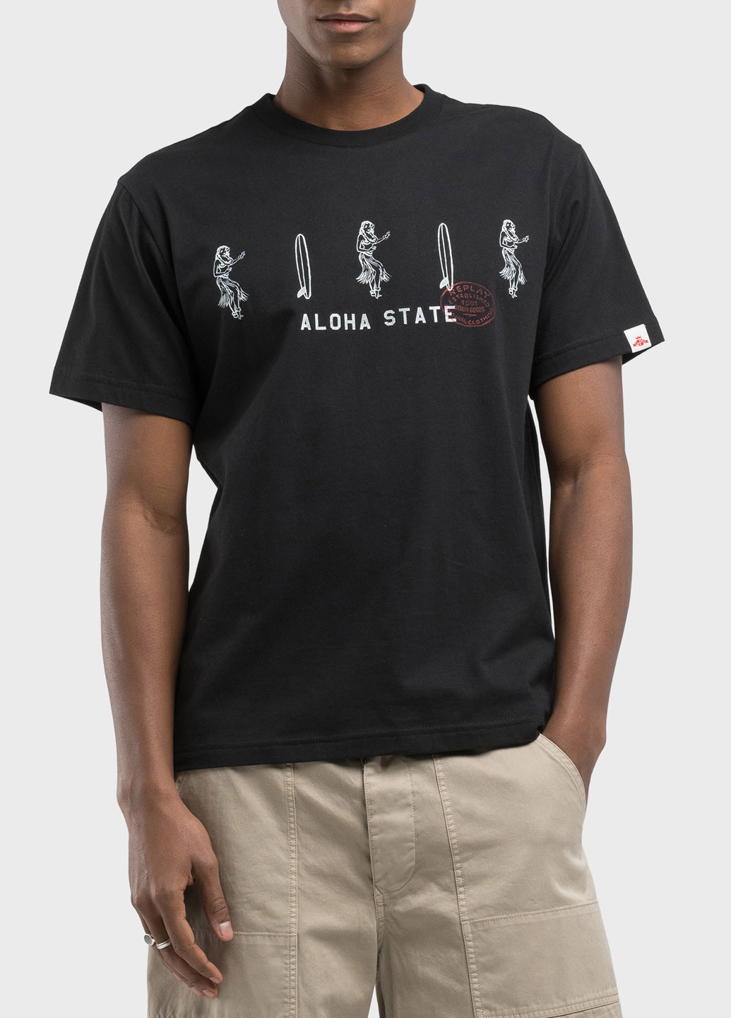 Чорна футболка Replay