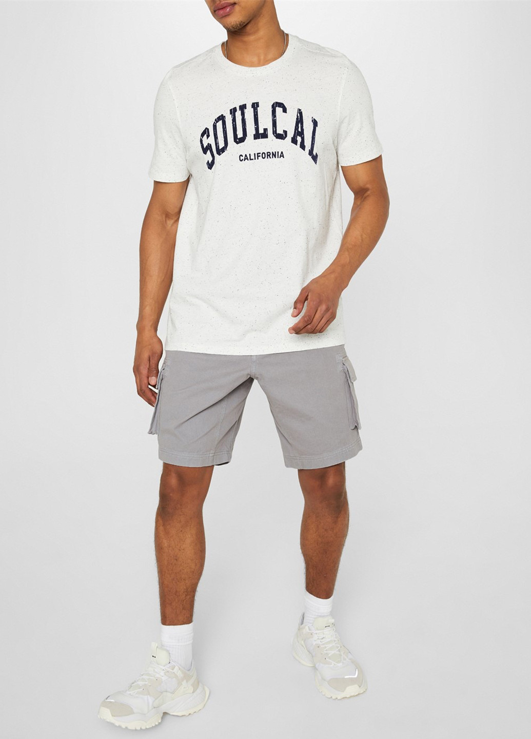 Біла футболка Soulcal & Co