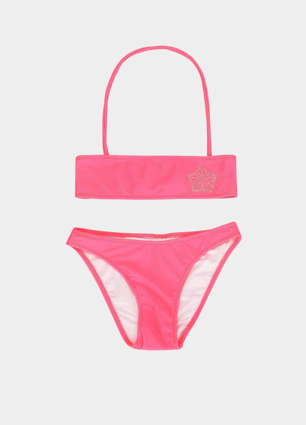 Коралловый летний купальник (лиф, трусики) раздельный Piazza Italia