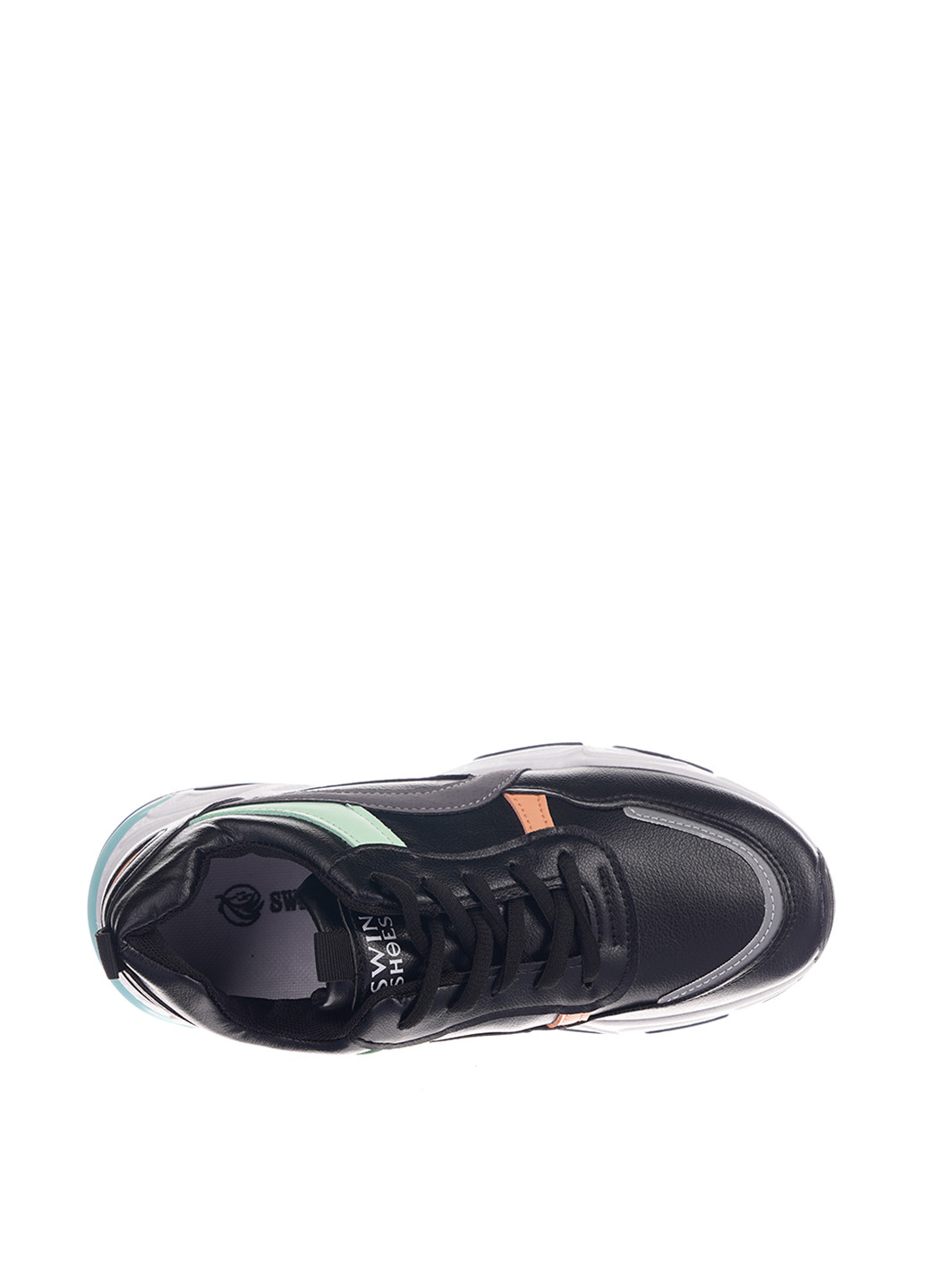 Кроссовки SWIN SHOES чёрные демисезоны (302746824)