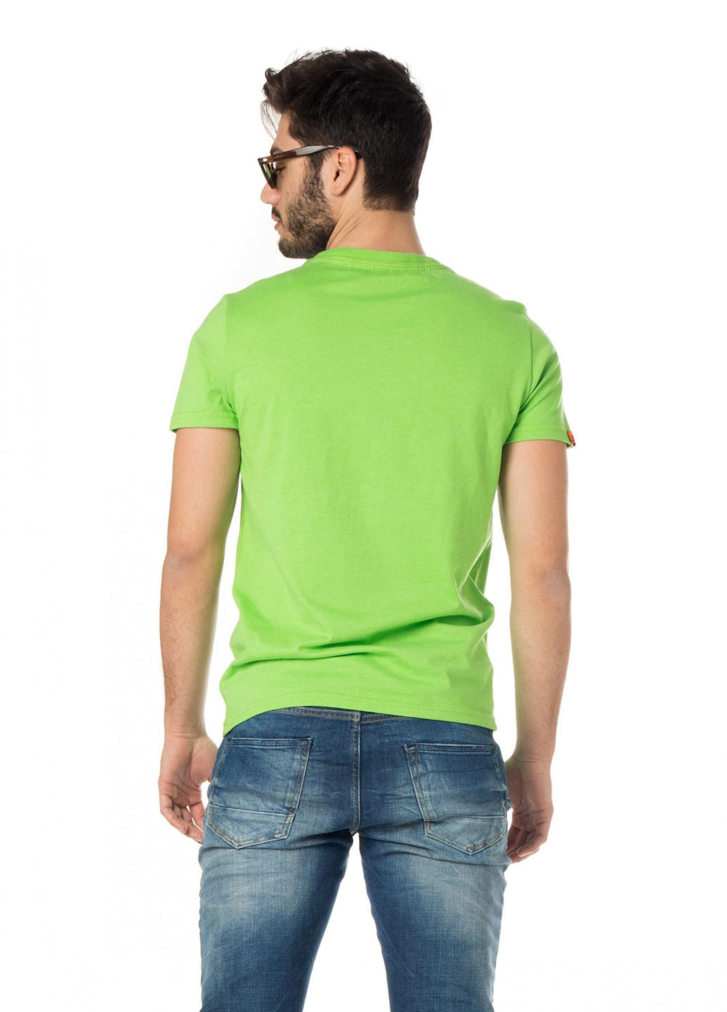 Салатовая футболка с коротким рукавом Superdry