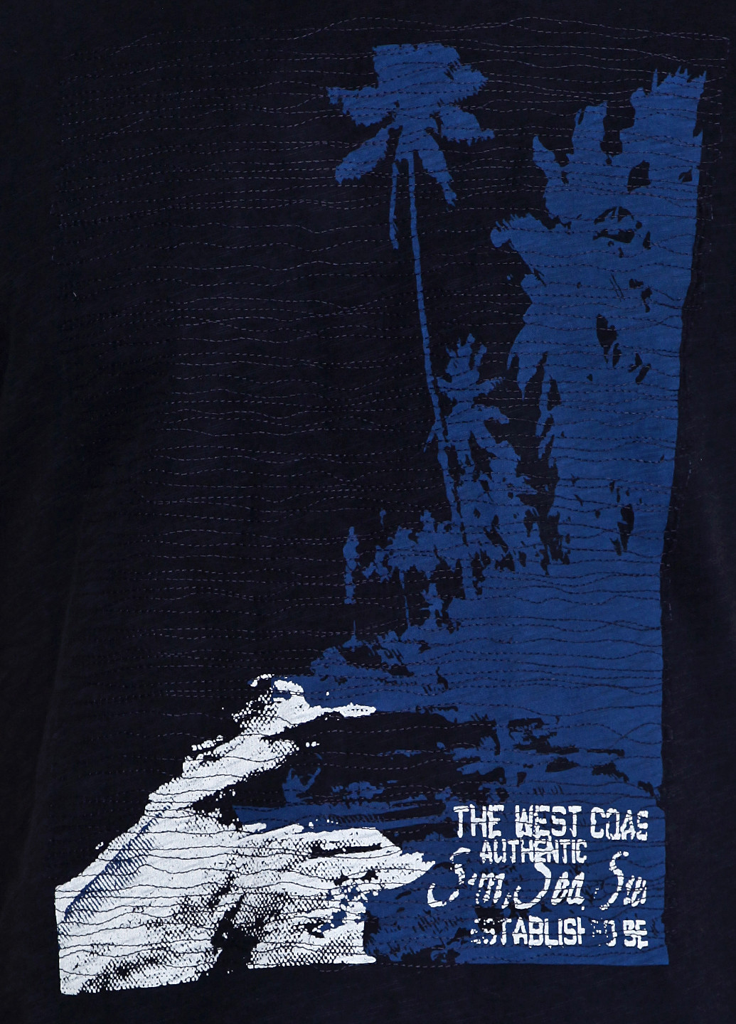 Темно-синяя футболка Mons