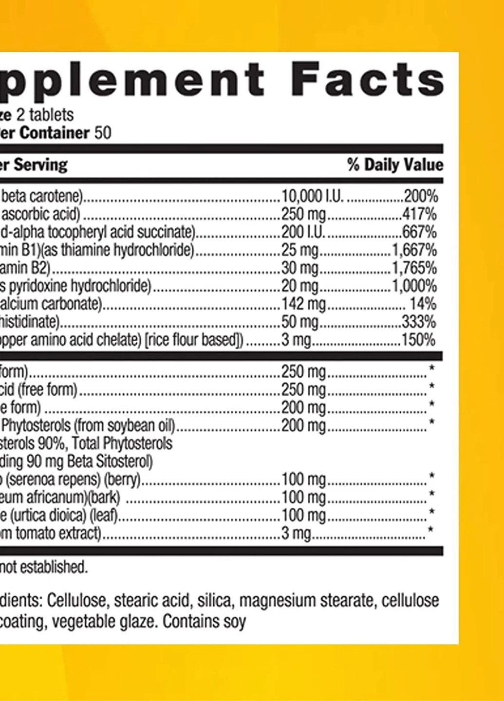 Вітамінно-мінеральний комплекс для чоловіків Prosta-Max for Men 100 Tablets Country Life (256384827)