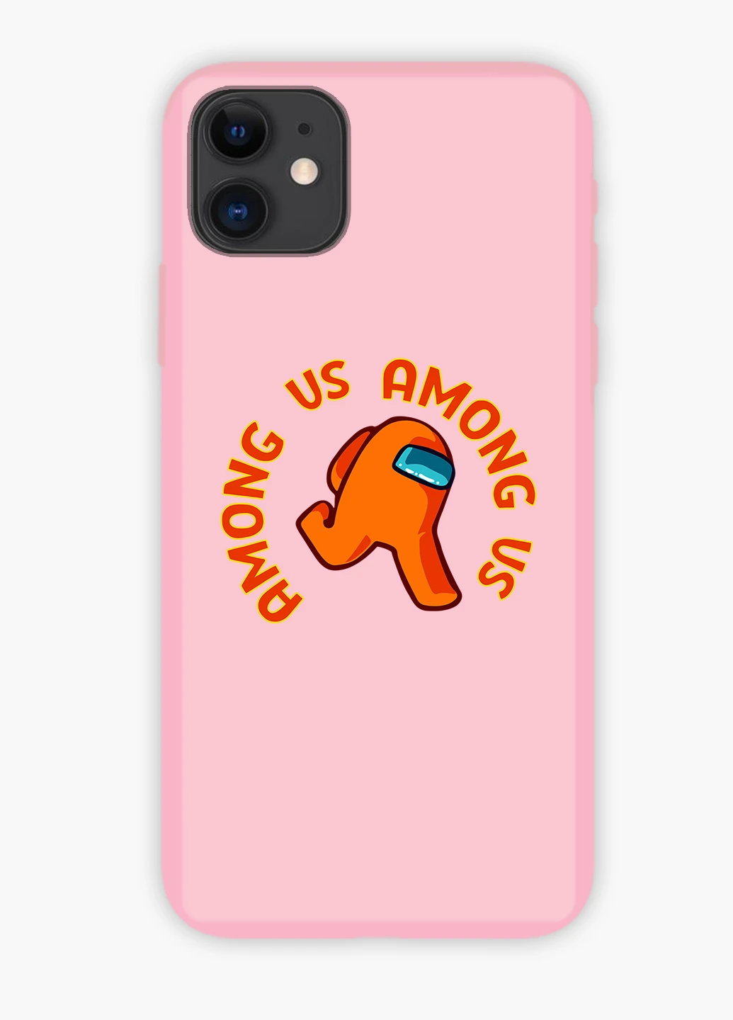 Чохол силіконовий Apple Iphone 7 Амонг Ас Помаранчевий (Among Us Orange) (17361-2408) MobiPrint (219558978)