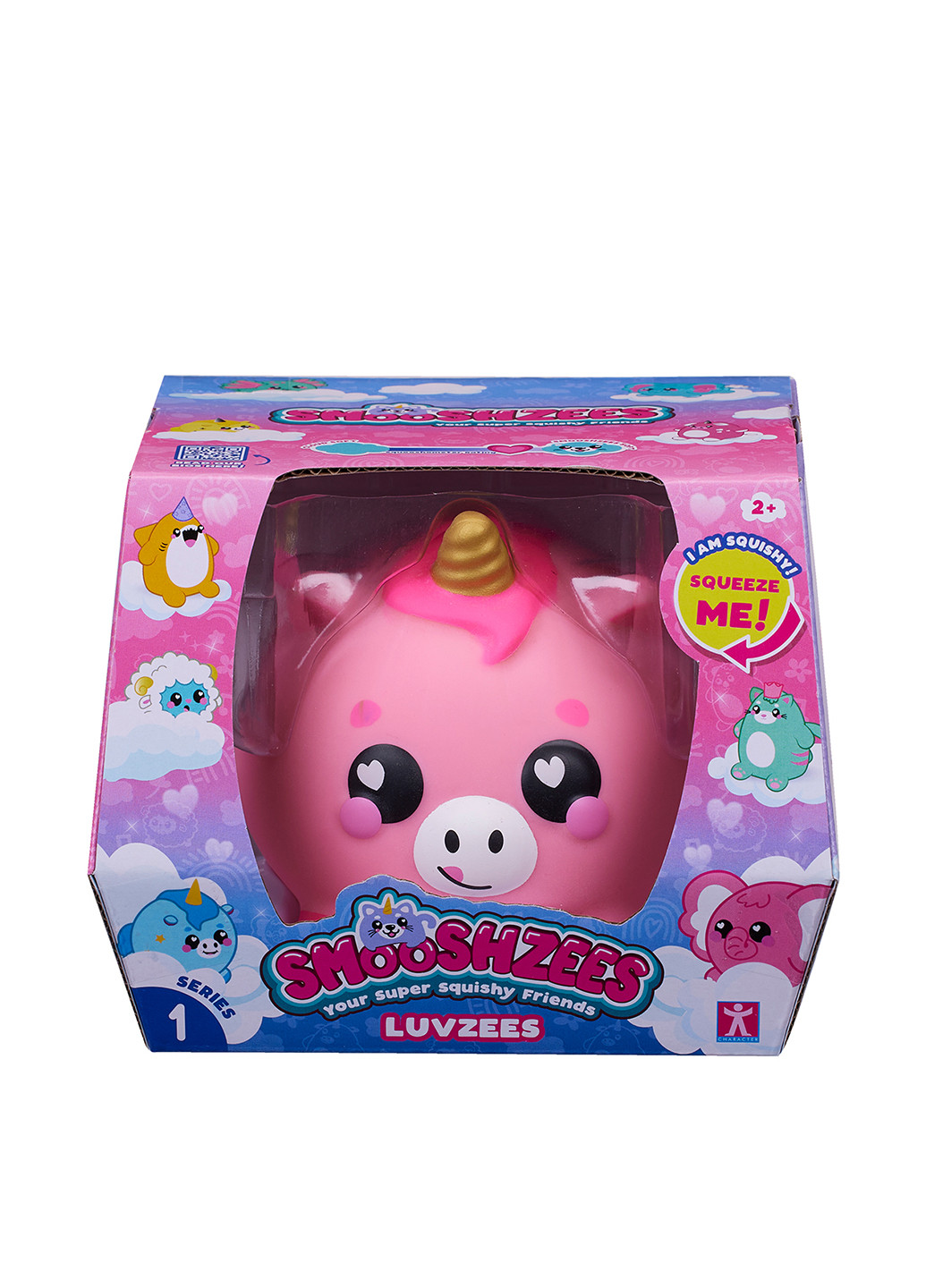 Антистрес іграшка серії Luvzees Єдиноріг Цаппі, 11,5 см Smooshzees (303498568)