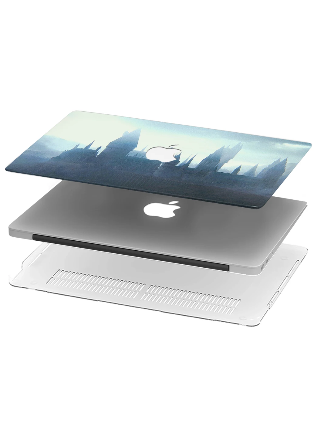 Чехол пластиковый для Apple MacBook Pro 15 A1707 / A1990 Гарри Поттер Школа Хогвартс (9649-2445) MobiPrint (218864895)