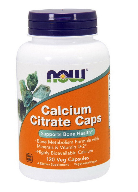 Цитрат кальцію Calcium Citrate 120 veg caps Now (255067547)