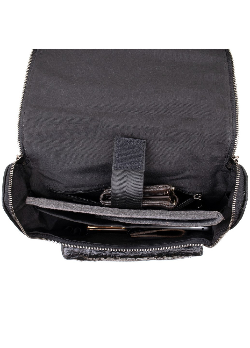 Рюкзак під рептилію шкіряний Vintage (241229092)