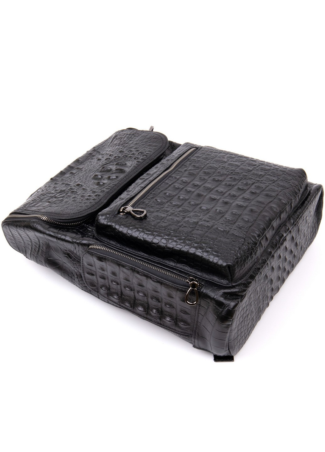 Рюкзак під рептилію шкіряний Vintage (241229092)