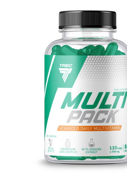 Витаминно-минеральный комплекс Multi Pack 120 caps Trec Nutrition (254584360)