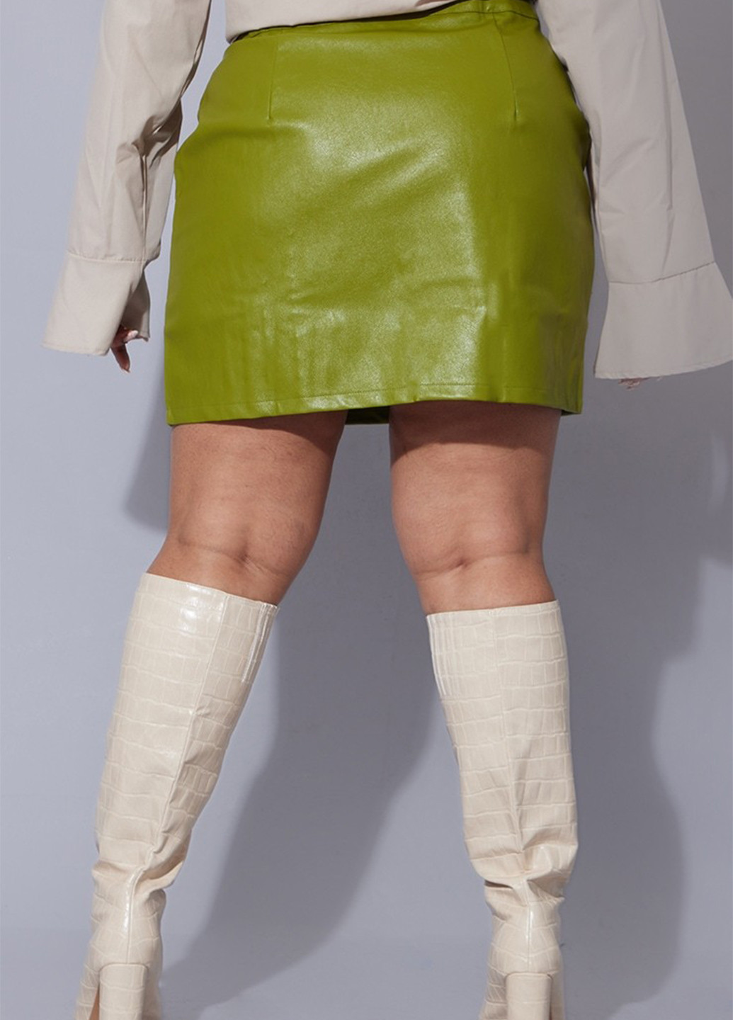 Оливковая кэжуал однотонная юбка PrettyLittleThing
