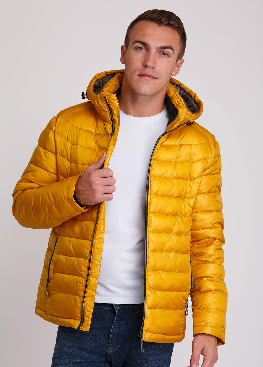 Желтая зимняя куртка Trend Collection