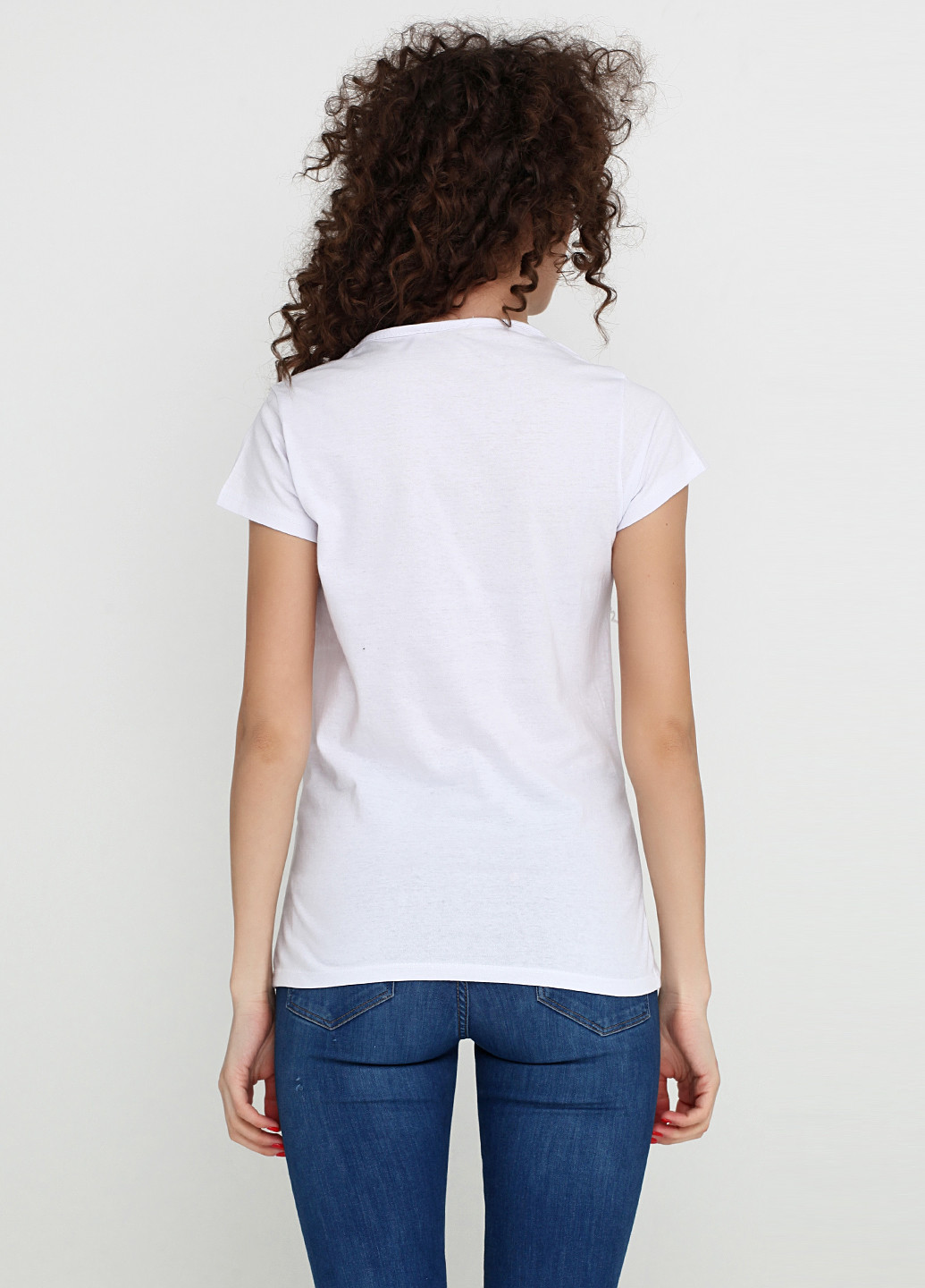 Белая летняя футболка H&B