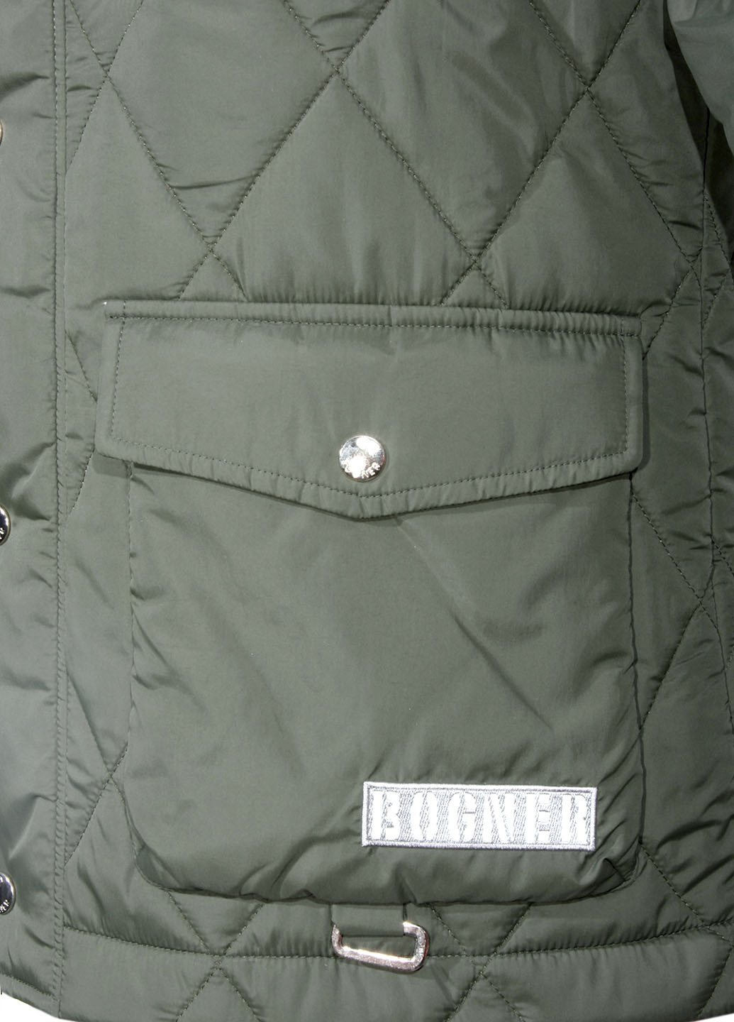 Оливкова демісезонна куртка Bogner