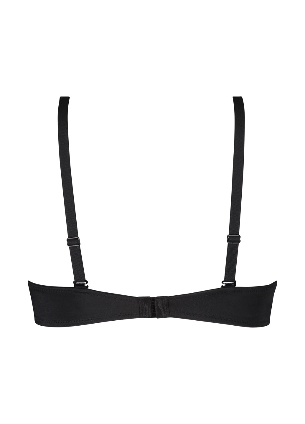 Чёрный балконет бюстгальтер Hunkemoller с косточками полиамид