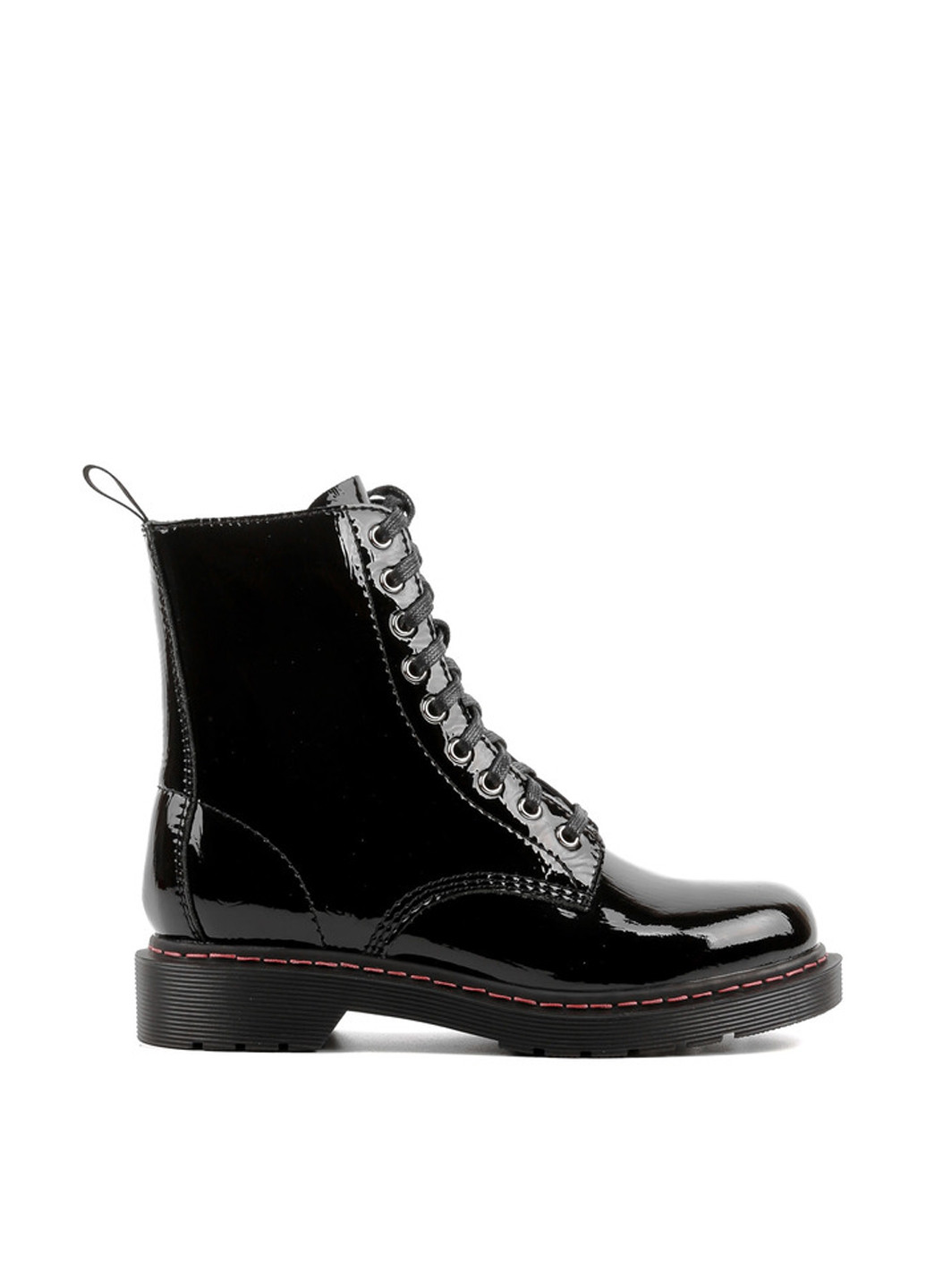 Осенние ботинки Le'BERDES лаковые, со шнуровкой