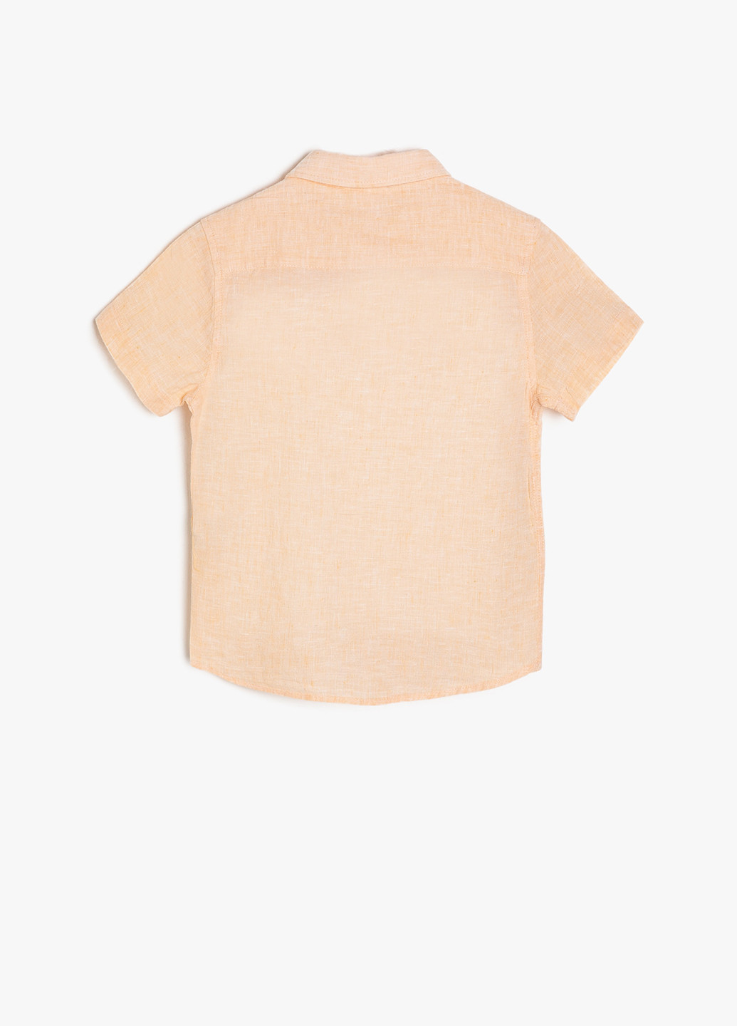 Персиковая кэжуал рубашка однотонная KOTON