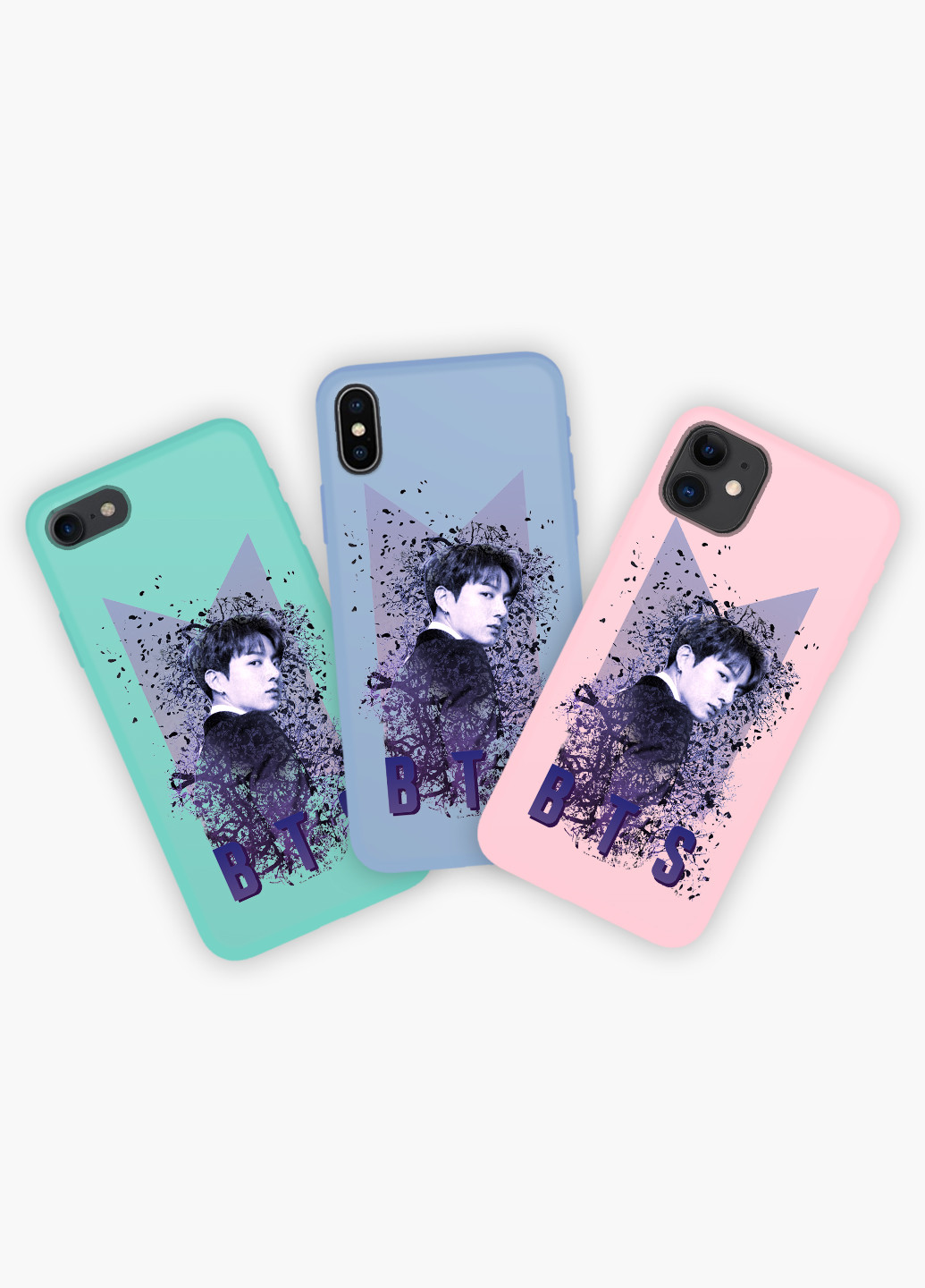 Чохол силіконовий Apple Iphone Xs БТС (BTS) (8938-1065) MobiPrint (219348190)