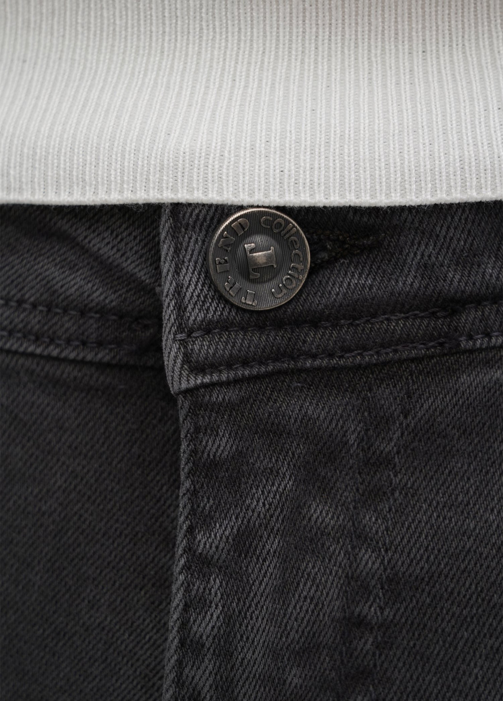 Серо-зеленые демисезонные слим джинсы Trend Collection