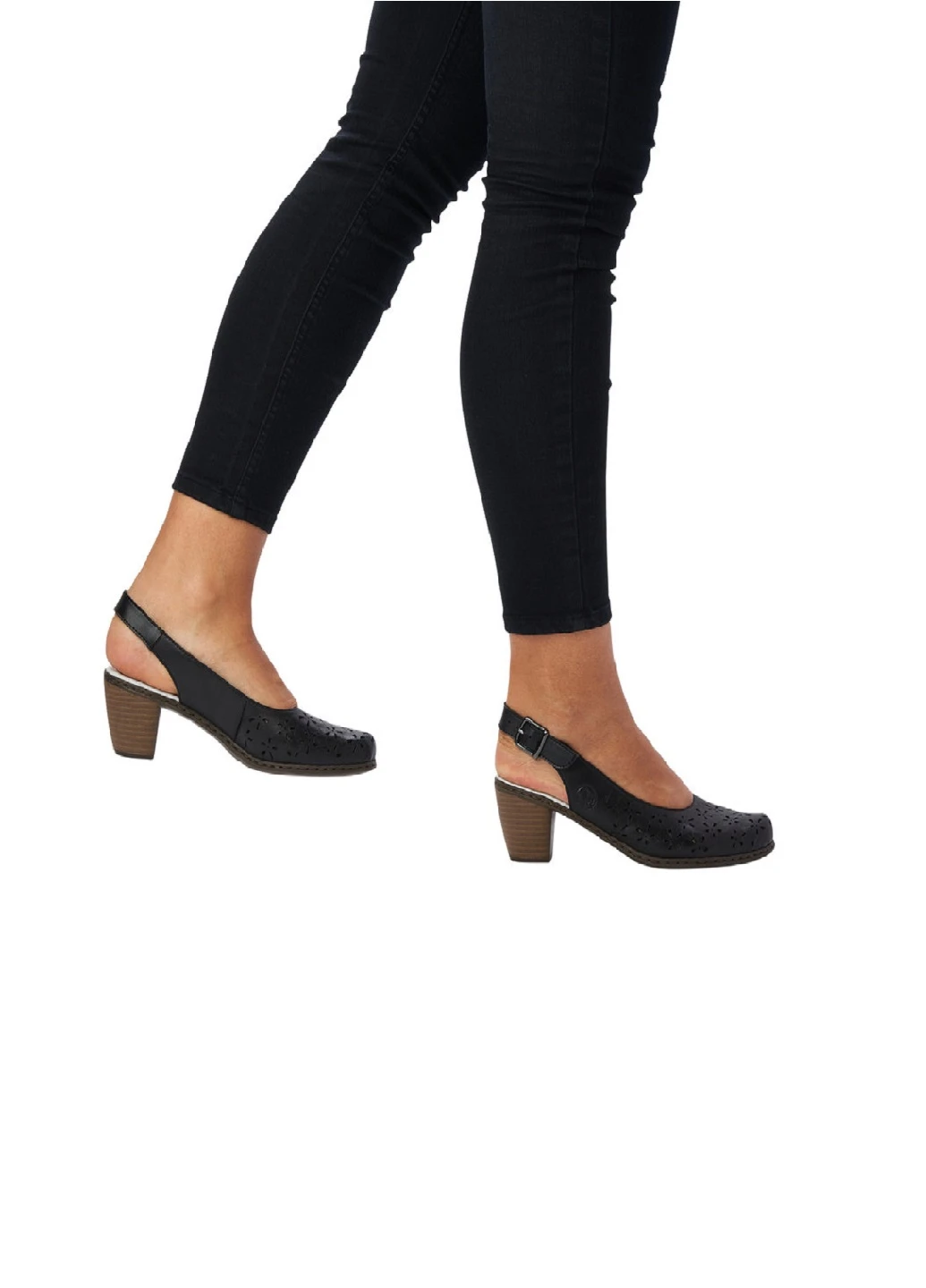 Rieker Туфлі чорний з натуральна шкіра, німеччина — літо (252861635)