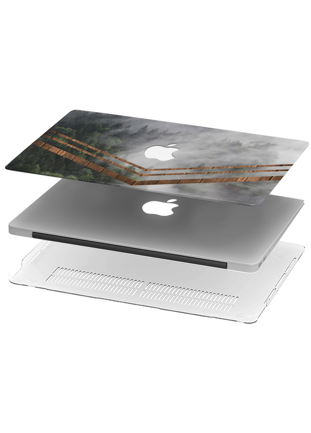 Чохол пластиковий для Apple MacBook Pro 13 A1278 Дерева абстракція (Tree abstraction) (6347-2314) MobiPrint (218987546)