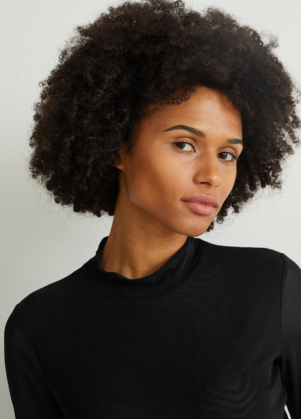 Черное кэжуал платье C&A однотонное