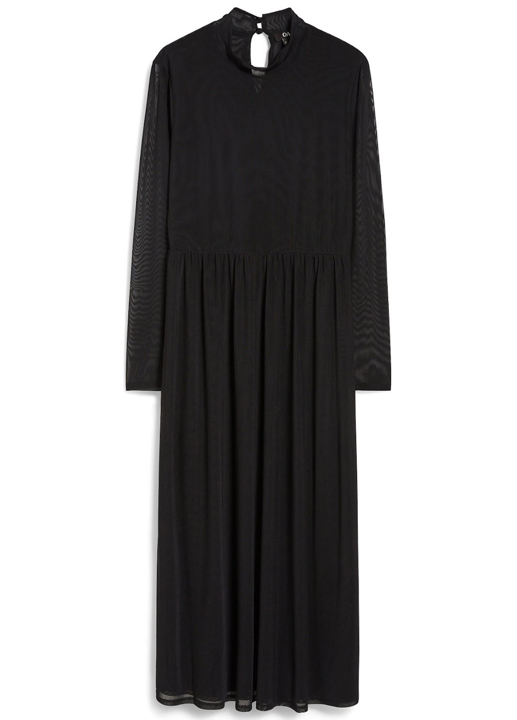 Черное кэжуал платье C&A однотонное