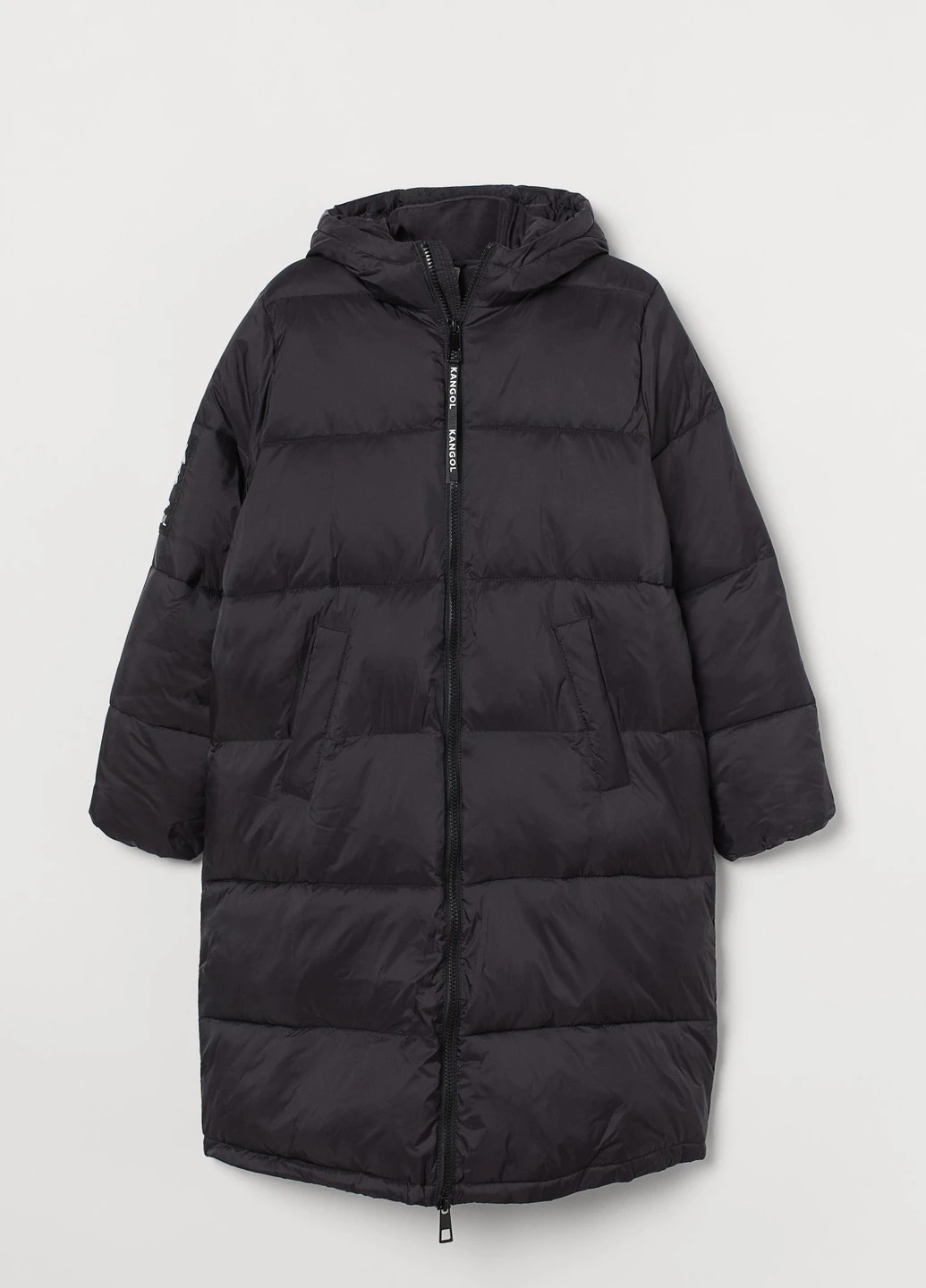 Чорна зимня куртка H&M