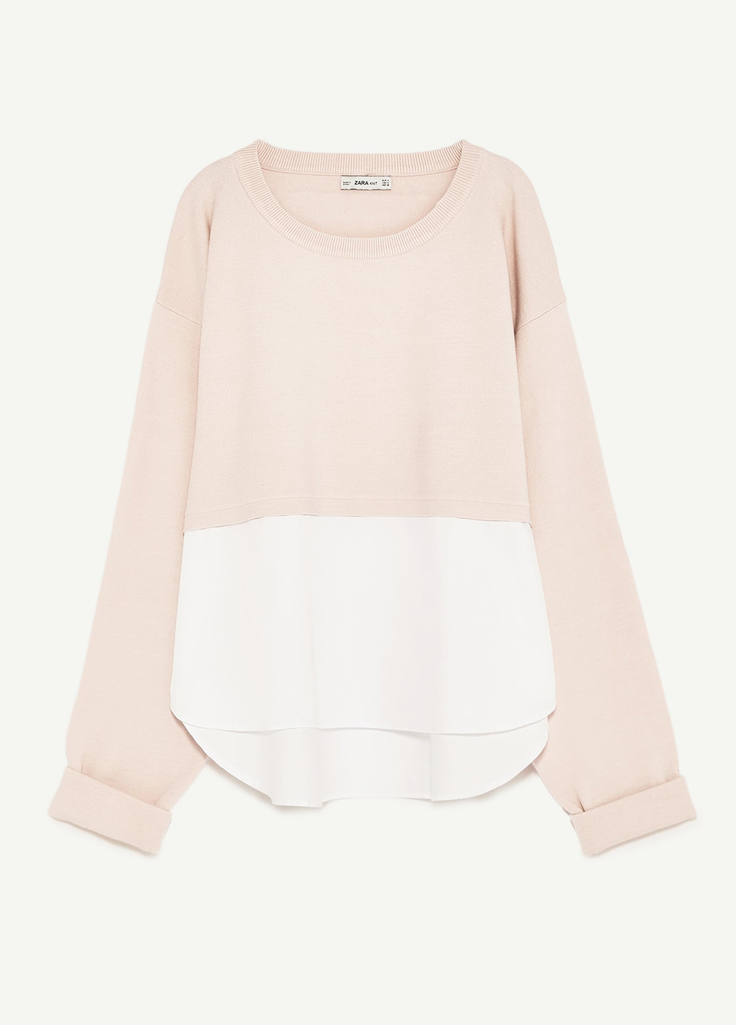 Светло-розовая демисезонная блуза Zara