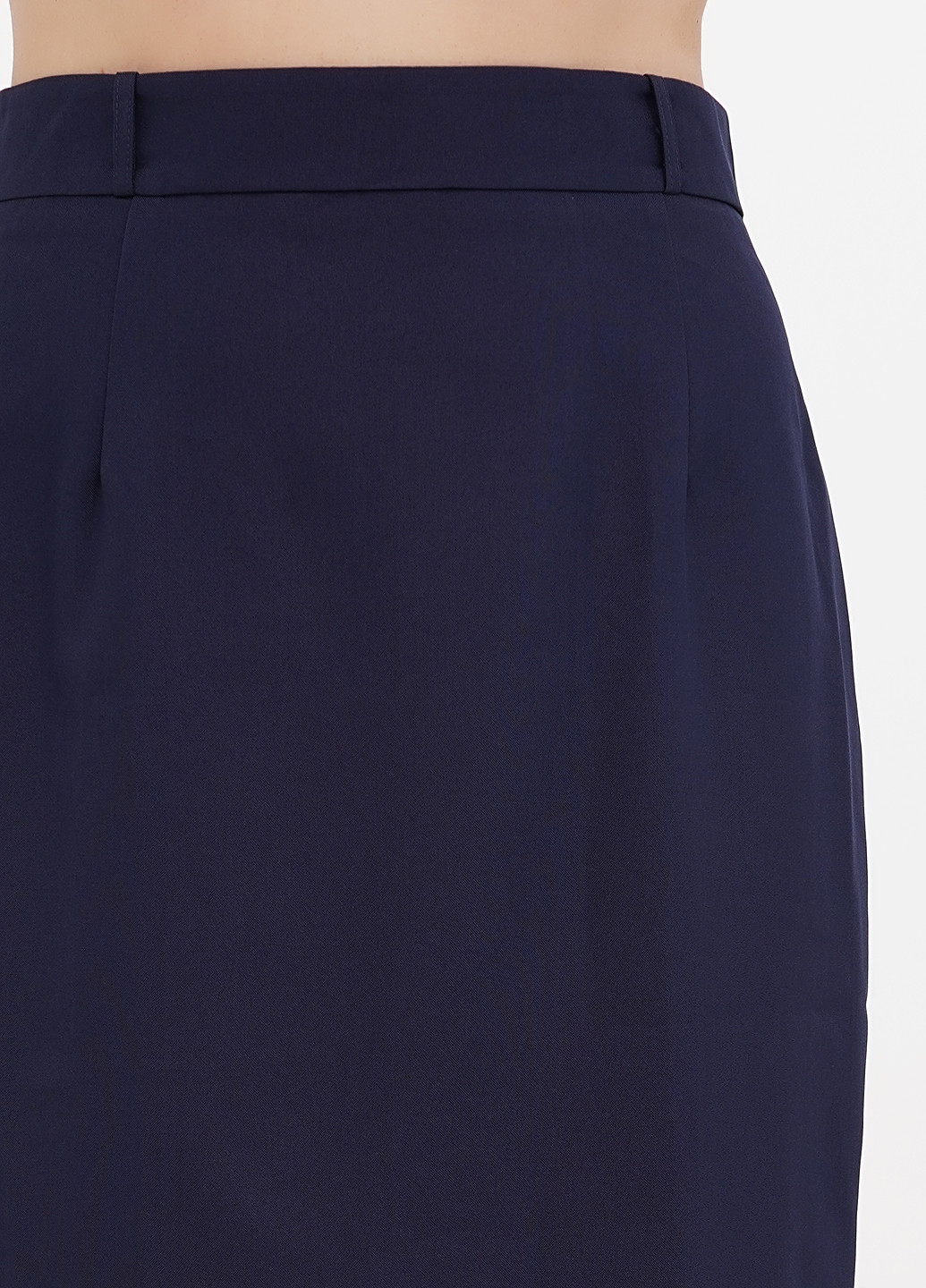 Темно-синяя кэжуал однотонная юбка Rebecca Tatti