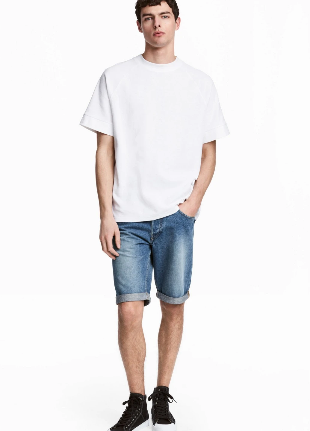 Шорты джинсовые H&M (189838542)