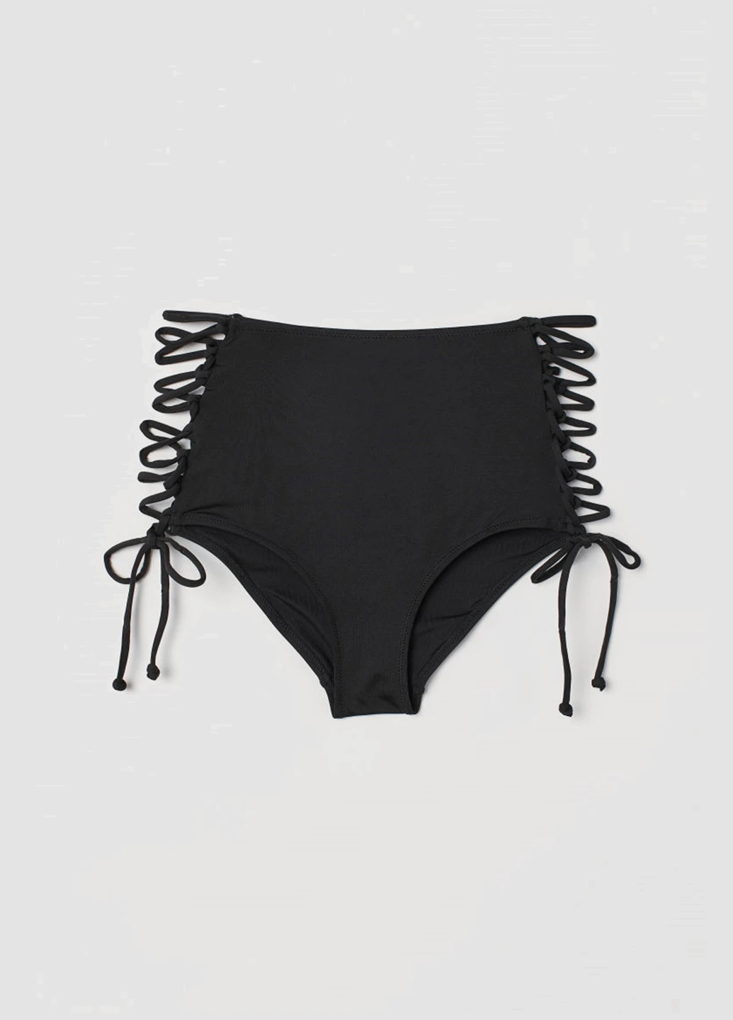 Черные купальные трусики-плавки однотонные H&M