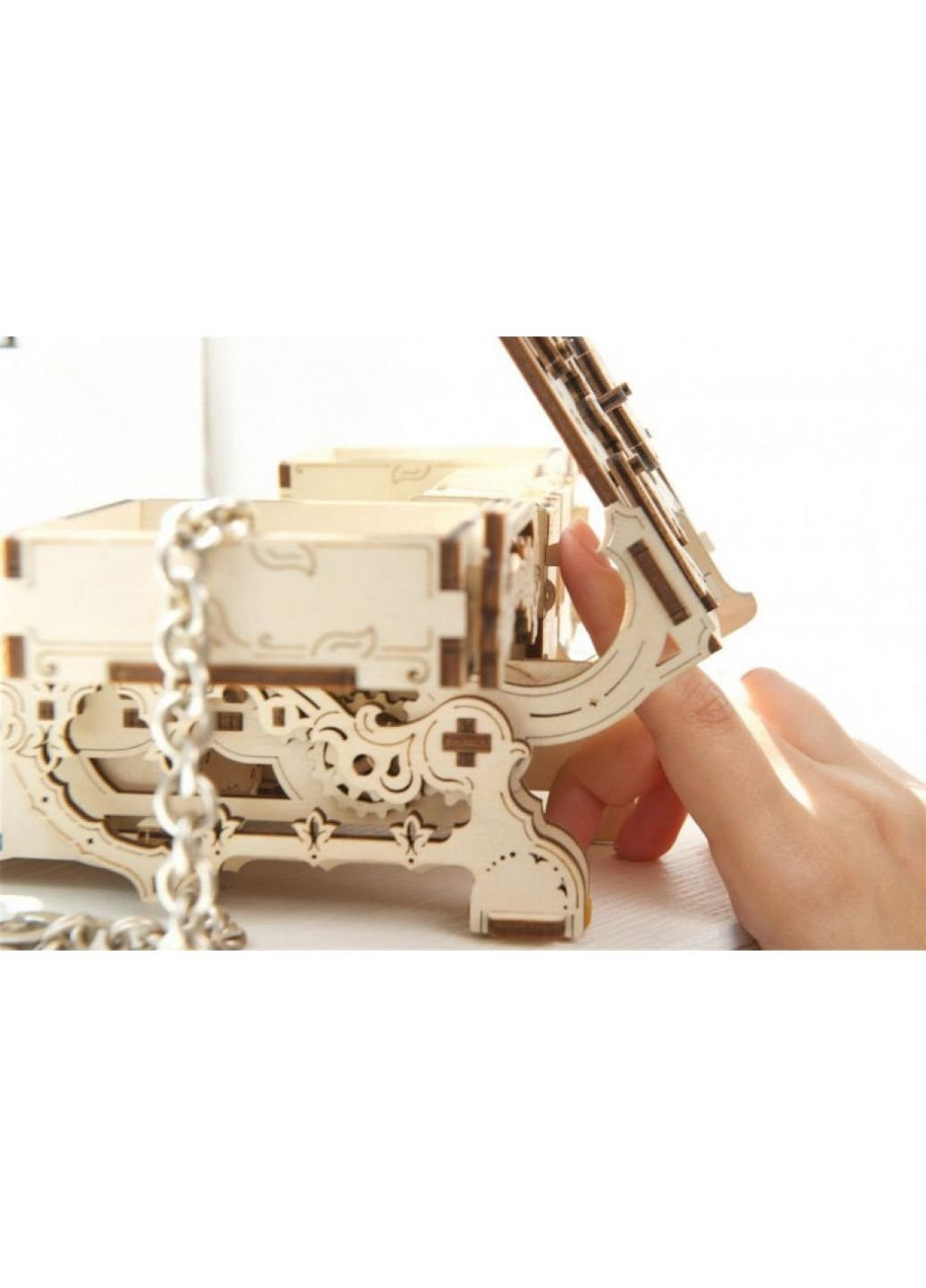 Конструктор механічний Антикварна скринька (70089) UGEARS (249596492)