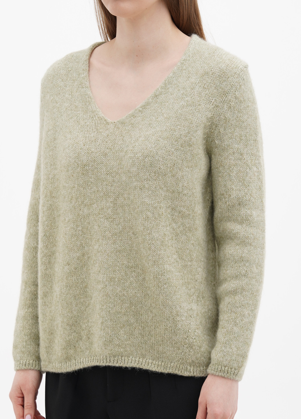 Оливковий зимовий пуловер пуловер Monari