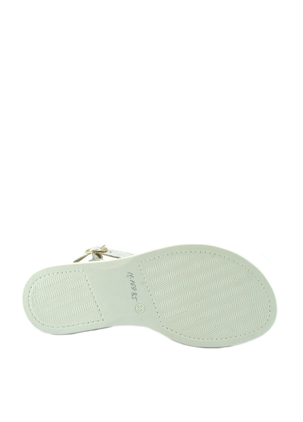 Серебряные босоножки Mila с ремешком