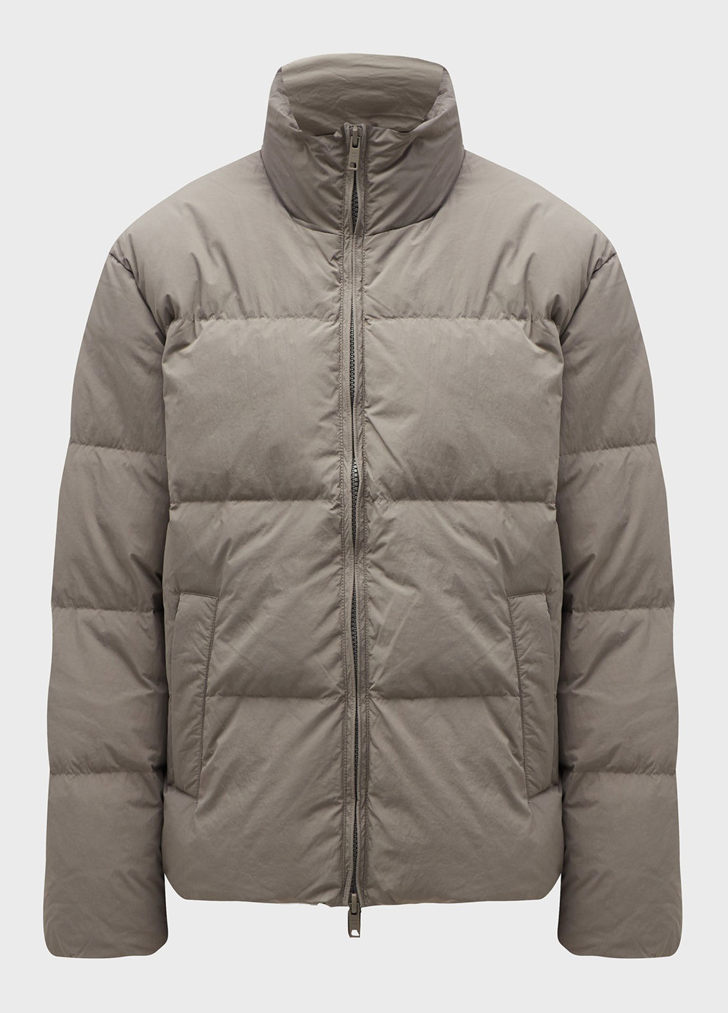 Сірий зимній Пуховик PRPY
