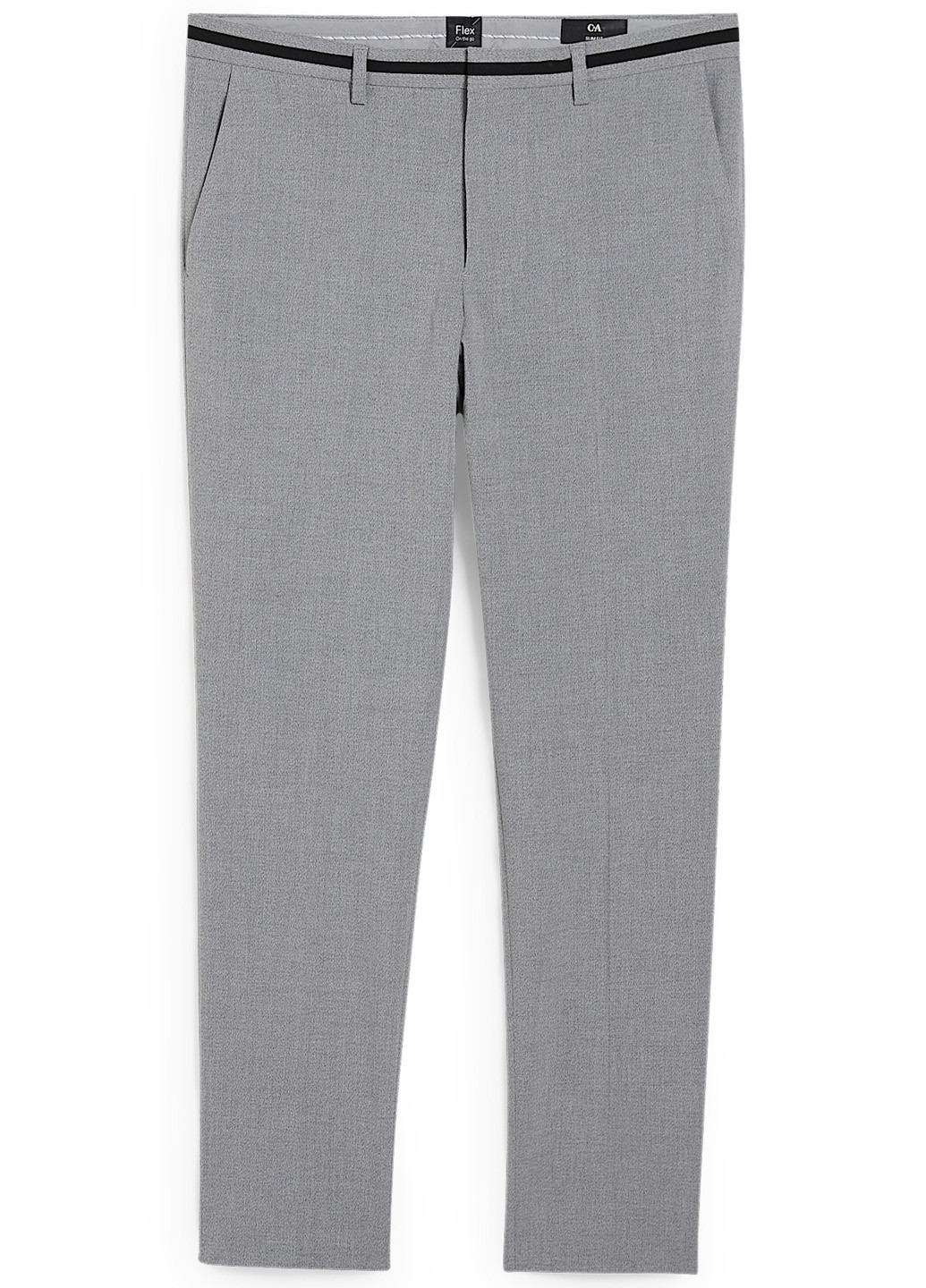 Серые кэжуал демисезонные чиносы брюки C&A